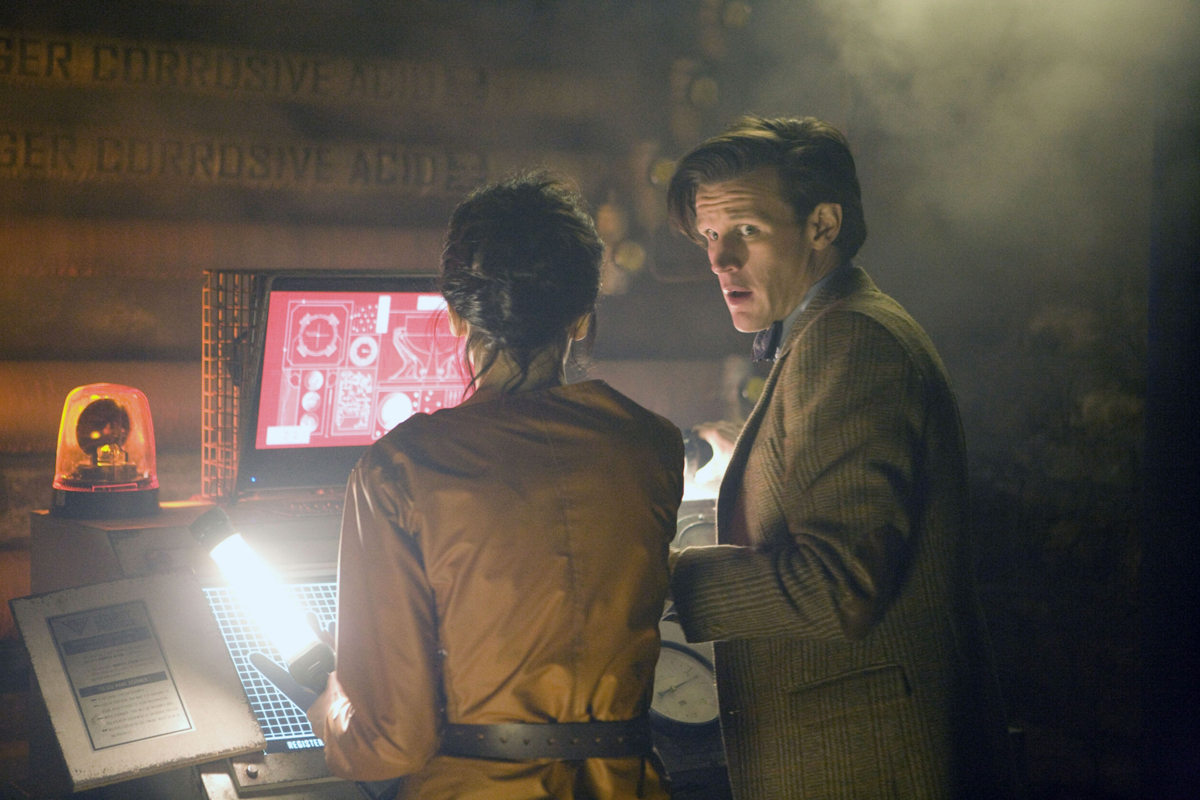 Raquel Cassidy And Matt Smith In Doctor Who Series 6