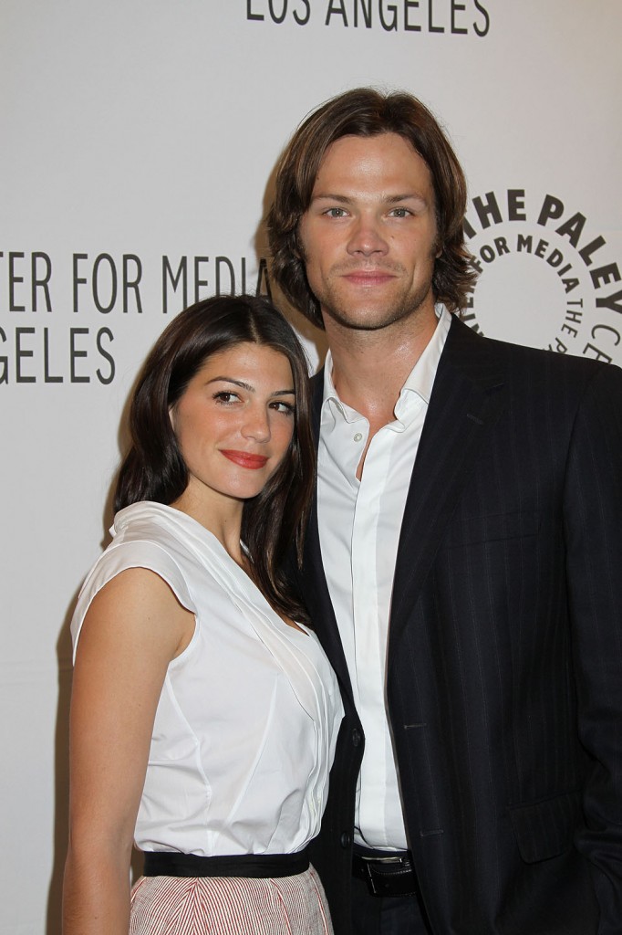 Jared Padalecki and wife Genevieve Cortese at the William S. Paley