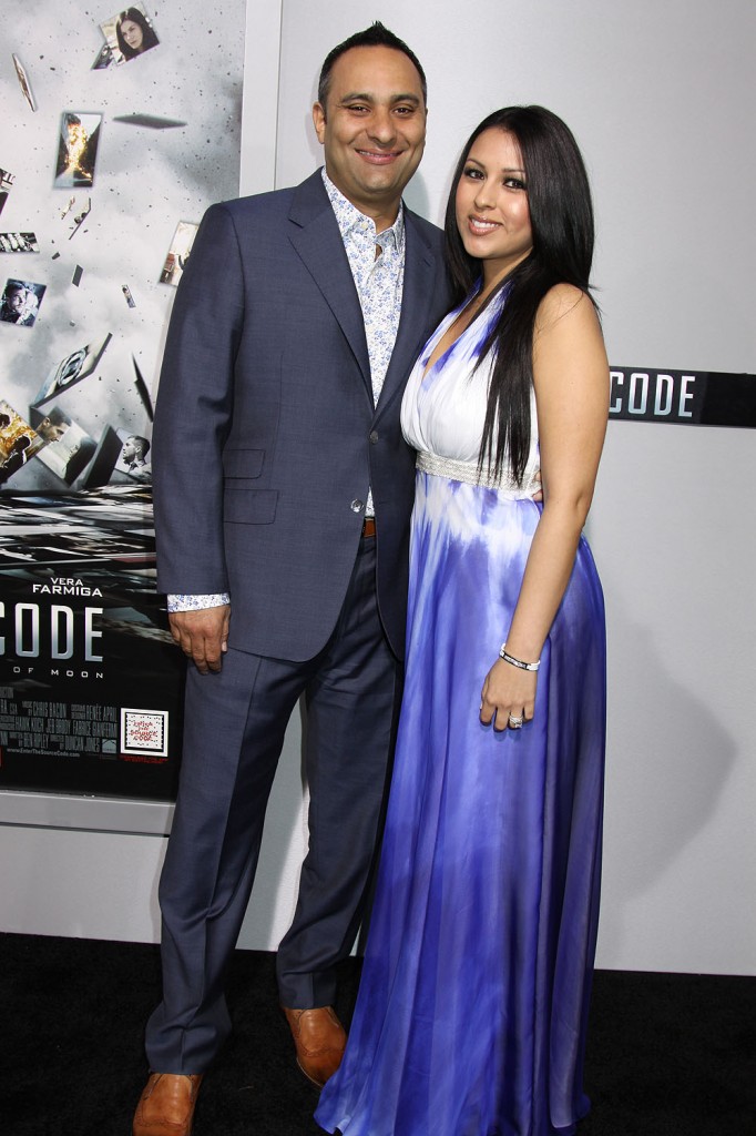 Russell Peters and wife Monica Diaz at the Los Angeles Premiere of