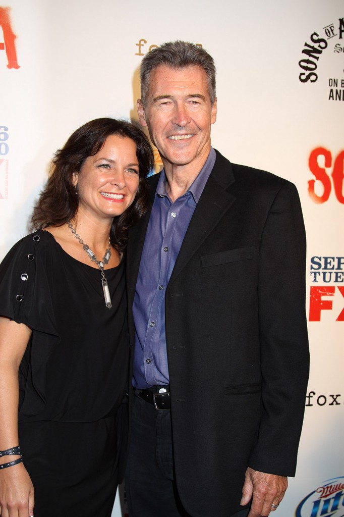 Randolph Mantooth and wif Kristen Connors at the premiere screening of ...