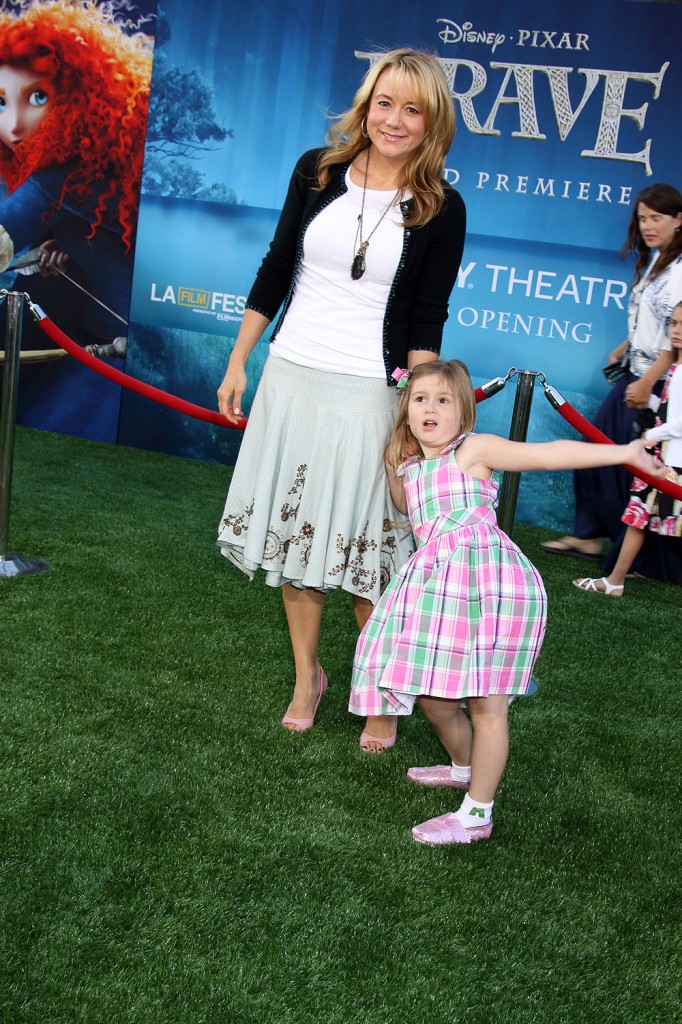 Megyn Price and daughter at the World Premiere of BRAVE and the Grand ...