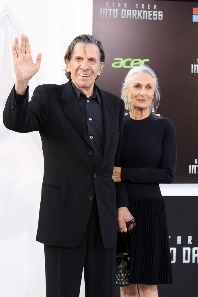 Leonard Nimoy and wife Susan at the Los Angeles Premiere of STAR TREK ...