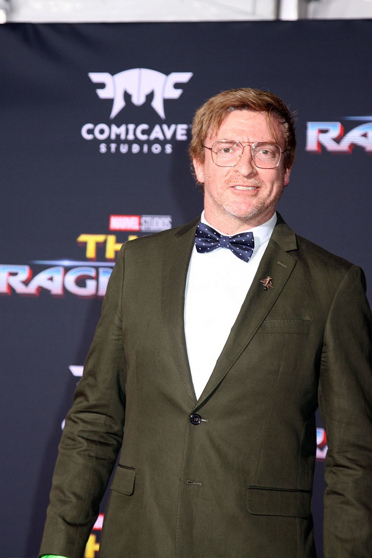 Rhys Darby bouncy castle