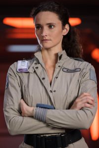 Christie Burke as Lt. Sharon Garne in THE ARK - Season 2 - "Hoping for Forever" | ©2024 Syfy/Aleksandar Letic/Ark TV Holdings, Inc./Electric Entertainment