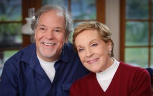 Julie Andrews and Director Danny Gold after their interview for BLAKE EDWARDS: A LOVE STORY IN 24 FRAMES | ©2024 PBS