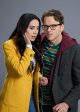 Aimee Garcia is Birdie Case and Paul Campbell is Alden in THE CASES OF MYSTERY LANE: DEATH IS LISTENING | ©2024 Hallmark