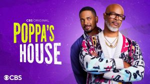 Damon Wayans, Jr. as Junior and Damon Wayans as Poppa in POPPA'S HOUSE - Season 1 | ©2024 CBS Broadcasting, Inc. All Rights Reserved